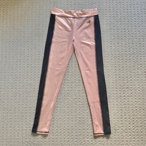 Body Glove Metallic Pink Leggings